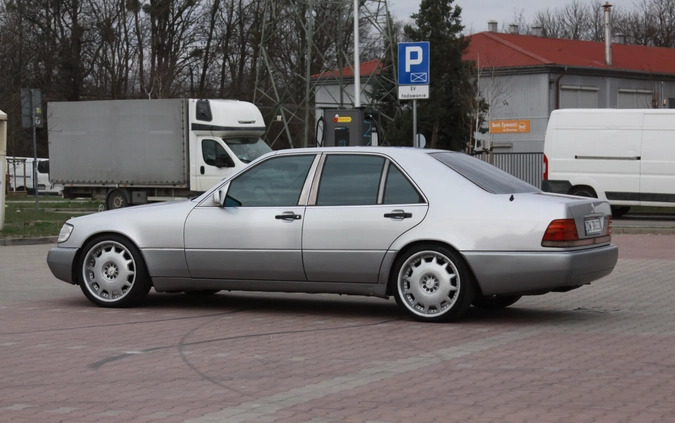 Mercedes-Benz Klasa S cena 39900 przebieg: 289000, rok produkcji 1991 z Wrocław małe 596